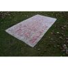 Vintage Floral Turkish Oushak Rug in Muted Colours | Area Rug in Rugs by Vintage Pillows Store. Item made of cotton