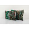 Pair Soft Vintage Velvet Pillow, Large Soft Cushion Cover | Sham in Linens & Bedding by Vintage Pillows Store. Item made of cotton with fiber