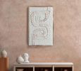 Handwoven Wool Jute Wall Art, Ivory Textured Panel, Modern Boho Framed Decor | Wall Hangings by Swiflo