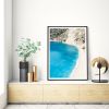 Greece photography print, 'Myrtos Beach' coastal wall art | Photography by PappasBland. Item made of paper works with contemporary & coastal style