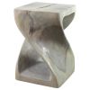 Haussmann® Original Wood Twist Stool 12 X 12 X 18 | Chairs by Haussmann®
