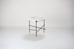 StiltS - Arabescato side table | Tables by DFdesignLab - Nicola Di Froscia. Item composed of steel and marble in minimalism or modern style