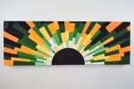 Jamaican Sunset | Wall Sculpture in Wall Hangings by StainsAndGrains. Item made of wood works with contemporary & industrial style