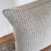 Adalette Cream Woven Wool Pillow 20x20 | Pillows by Vantage Design