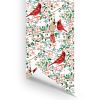 Cardinals Embrace Wallcovering: 24in wide x 10ft long | Wallpaper in Wall Treatments by Robin Ann Meyer. Item composed of paper in contemporary or traditional style