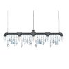 Tribeca Bar Chandelier Linear Suspension (29") | Chandeliers by Michael McHale Designs. Item made of metal & glass