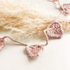 Crochet Mini-Heart Garlands DIY KIT | Ornament in Decorative Objects by Flax & Twine. Item composed of fabric
