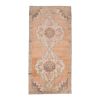 Vintage Beige Midcentury Karapinar Runner 4'11" X 10'3" | Runner Rug in Rugs by Vintage Pillows Store. Item composed of wool & fiber