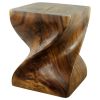 Haussmann® Wood Big Twist Coffee Table 16 in SQ x 20 in | Tables by Haussmann®