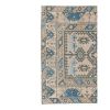 Unique Tree of Life Pattern Turkish Oushak Rug, Overdyed | Area Rug in Rugs by Vintage Pillows Store. Item composed of cotton