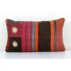 Striped Brown Anatolian Case,Vintage Organic Turkish | Cushion in Pillows by Vintage Pillows Store. Item made of cotton