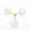 Celeste Epiphany | Flush Mounts by DESIGN FOR MACHA. Item composed of brass & glass