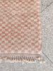 Mrirt Beni Ourain rug “Checkered Series” Salmon | Area Rug in Rugs by East Perry. Item made of wool with fiber