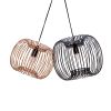 Zura Bubble Pressed Black Hanging Lamp | Pendants by Home Blitz. Item made of metal