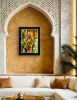 Organic Life - Framed Original Oil Pastel Drawing  - Abstract Color Geometric | Drawings by Eman's Gallery