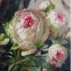 Roses oil painting canvas original, Art painting flowers | Oil And Acrylic Painting in Paintings by Natart. Item made of canvas & synthetic compatible with contemporary style
