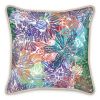 All the Flowers Silk Cushion | Pillows by Sean Martorana. Item made of fabric