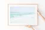 Minimalist ocean wall art, large 'Beach Spray' photograph | Photography by PappasBland. Item composed of paper compatible with minimalism and contemporary style