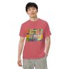 Unisex T-Shirt - The Hearth Quilt - Folk Abstract Patchwork | Work by Eman's Gallery