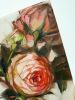 Roses flowers oil painting, Original canvas art Floral | Oil And Acrylic Painting in Paintings by Natart. Item composed of canvas & synthetic compatible with contemporary style