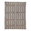 Vintage Striped Cotton Oversize Natural Kilim Rug | Area Rug in Rugs by Vintage Pillows Store. Item composed of cotton & fiber