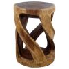 Haussmann® Round Wild Twisted Vine End Table 14 in D x 20 | Tables by Haussmann®