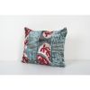 Ikat Velvet Patchwork Pillow - Unusual Silk Uzbek Pillow - T | Cushion in Pillows by Vintage Pillows Store