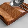 W Spoon Rest | Cooking Utensil in Utensils by Formr. Item composed of wood