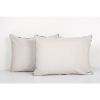 Silk Ikat Velvet Lumbar Pillow Cover - Set of Two Ethnic Dec | Cushion in Pillows by Vintage Pillows Store