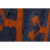 Vintage Navy Blue Turkish Shaggy Rug 6' X 9'2'' | Area Rug in Rugs by Vintage Pillows Store