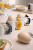 Cat Egg Cup (GREY) – A Playful Ceramic Breakfast Object | 4am Product Design | Dinnerware by 4AM Product Design. Item composed of ceramic