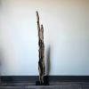 Rustic Driftwood Art Sculpture "Split Greys' | Sculptures by Sculptured By Nature  By John Walker. Item made of wood works with minimalism style