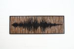 Soundwave, Wood wall sculpture | Wall Hangings by Craig Forget. Item composed of wood in mid century modern or contemporary style