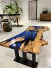 Epoxy Resin Coffee Table - Custom Coffee Table - Olive Table | Tables by Tinella Wood. Item composed of wood and synthetic in boho or contemporary style