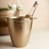 Antique Brass Wine Chiller | Bar Accessory in Drinkware by The Collective