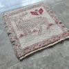 Small Deer Pictorial Rug 1'7'' X 1'8'' | Area Rug in Rugs by Vintage Pillows Store