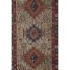 Early 20th Century Red Blue Vintage Animal Soumac Kilim Rug | Area Rug in Rugs by Vintage Pillows Store. Item composed of wool