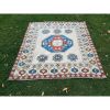 1970s Vintage Turkish Oushak Rug - 6'3'' X 6'9'' | Area Rug in Rugs by Vintage Pillows Store. Item made of cotton & fiber