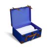 Cobalt Vintage Style Towel Crate | Toiletry in Storage by Rikan
