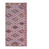 Classic Handwoven Pastel Color Diamond Pattern Turkish Kilim | Area Rug in Rugs by Vintage Pillows Store. Item made of cotton