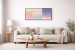 Colorful Textile Art - "DAWNFIELD" | Wall Hangings by Rianne Aarts / Teddy and Wool Studio