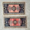 Turkish Small Yastik Rug - a Pair | Area Rug in Rugs by Vintage Pillows Store