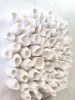 "Pure white #2" | Wall Sculpture in Wall Hangings by Natasha Kanevski. Item made of canvas compatible with minimalism and contemporary style