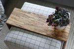 Spalted Maple Ottoman Foot Stool Table | End Table in Tables by Hazel Oak Farms. Item composed of maple wood