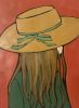 Gossip Cowgirls: The One Who Slipped Out Before The Story Changed | Paintings by carrie song