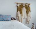 Mustard Velvet Rainbow | Macrame Wall Hanging in Wall Hangings by Ranran Studio by Belen Senra. Item composed of cotton and fiber in boho style