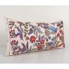 Vintage Oversize Suzani Pillow Cover with Bird Motifs, Anima | Cushion in Pillows by Vintage Pillows Store