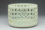 Cylindrical Lace Bowl Small - Celadon | Decorative Objects by Lynne Meade