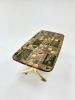 Custom Order Walnut Transparent Green Epoxy Table - Epoxy | Dining Table in Tables by TigerWoodAtelier. Item made of walnut works with minimalism & contemporary style