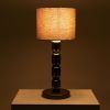 Valore Glass Table Lamp | Lamps by Home Blitz. Item made of cotton with metal works with contemporary style